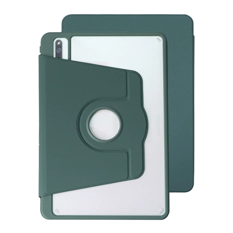 For Huawei MatePad 10.4 Acrylic 360 Degree Rotation Holder Tablet Leather Case