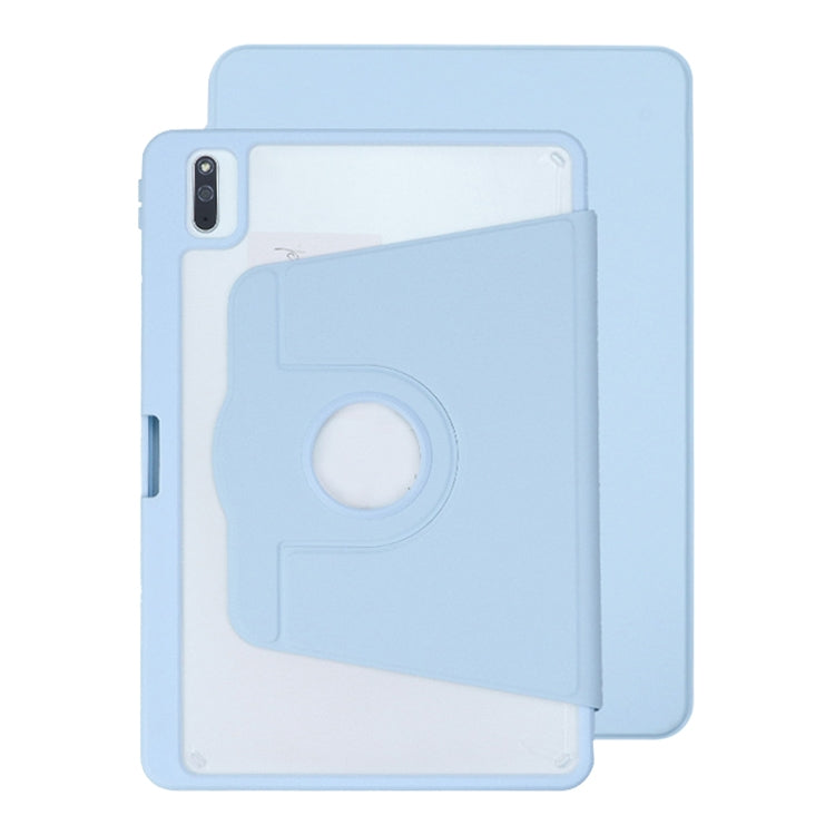 For Huawei MatePad 10.4 Acrylic 360 Degree Rotation Holder Tablet Leather Case