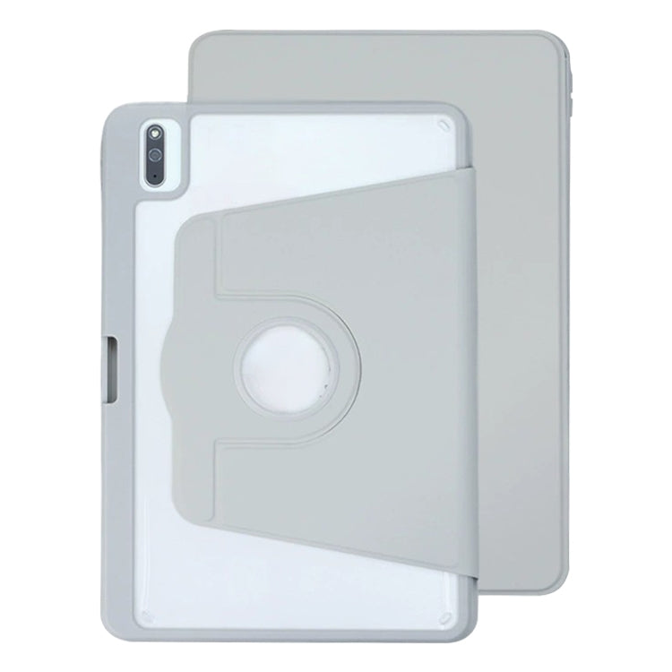For Huawei MatePad 10.4 Acrylic 360 Degree Rotation Holder Tablet Leather Case