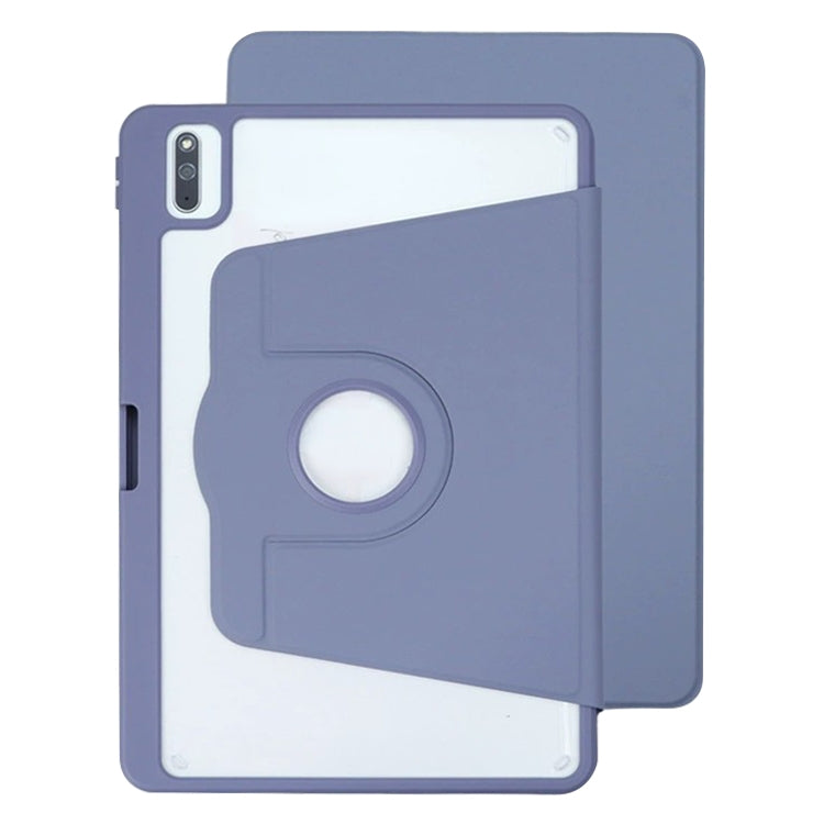 For Huawei MatePad 10.4 Acrylic 360 Degree Rotation Holder Tablet Leather Case