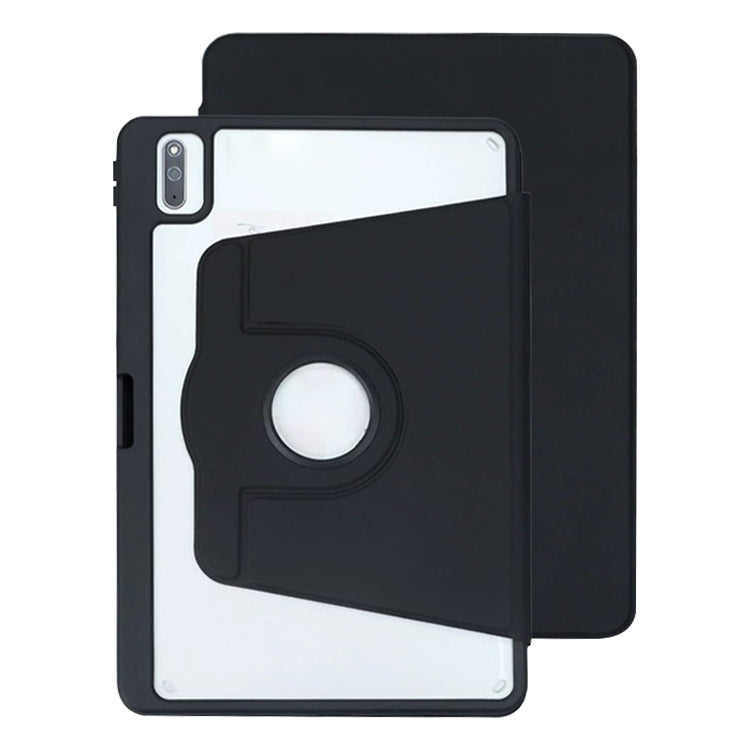 For Huawei MatePad 10.4 Acrylic 360 Degree Rotation Holder Tablet Leather Case