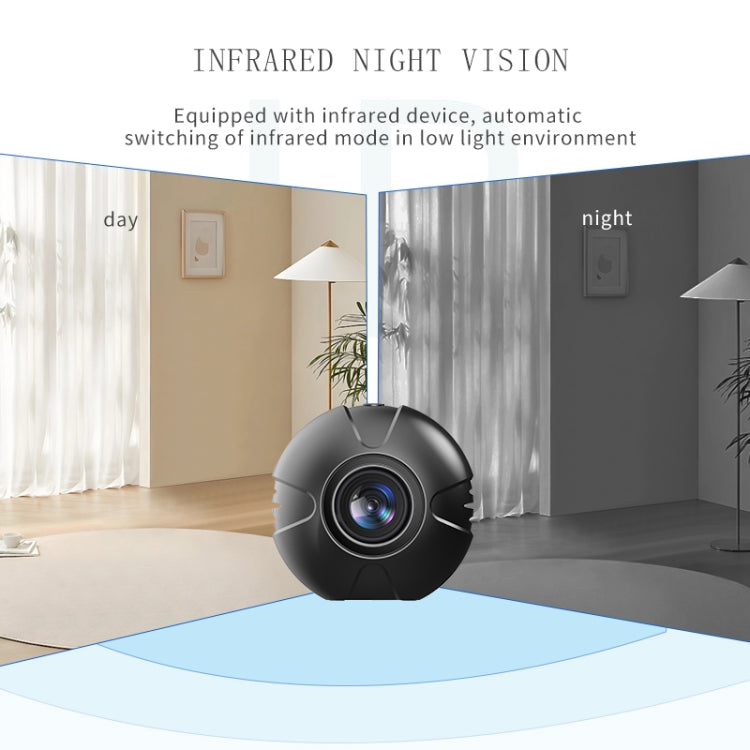 X3 Wireless Mini DV WiFi IP Camera, Support Night Vision / Motion Detection - Black
