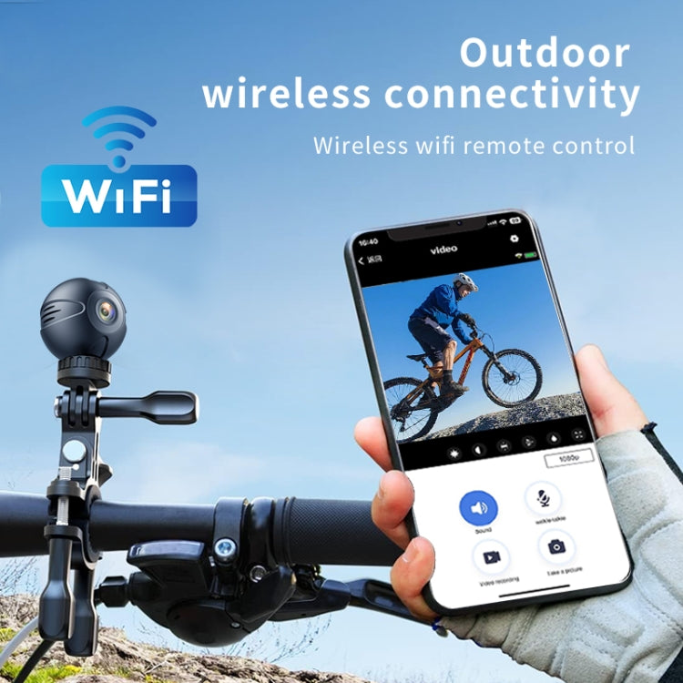 X3 Wireless Mini DV WiFi IP Camera, Support Night Vision / Motion Detection - Black
