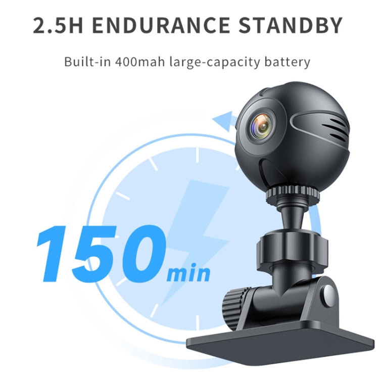 X3 Wireless Mini DV WiFi IP Camera, Support Night Vision / Motion Detection - Black