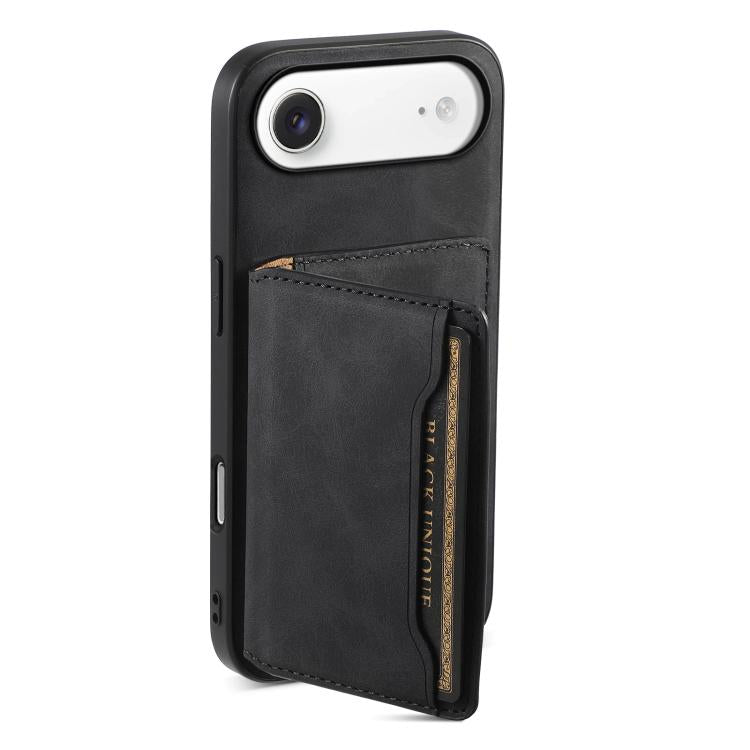 For iPhone Air Denior D13 Retro Texture Leather MagSafe Card Bag Phone Case