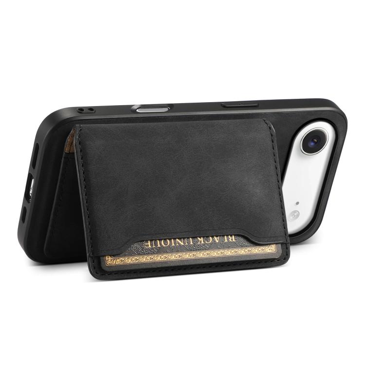 For iPhone Air Denior D13 Retro Texture Leather MagSafe Card Bag Phone Case