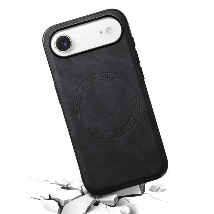 For iPhone Air Denior D13 Retro Texture Leather MagSafe Card Bag Phone Case