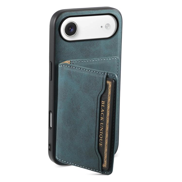 For iPhone Air Denior D13 Retro Texture Leather MagSafe Card Bag Phone Case