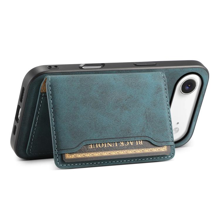 For iPhone Air Denior D13 Retro Texture Leather MagSafe Card Bag Phone Case