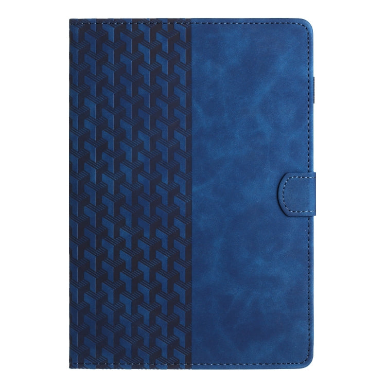For Samsung Galaxy Tab A11 / A9 Building Blocks Embossed Leather Tablet Case