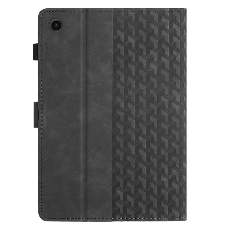 For Samsung Galaxy Tab A11 / A9 Building Blocks Embossed Leather Tablet Case