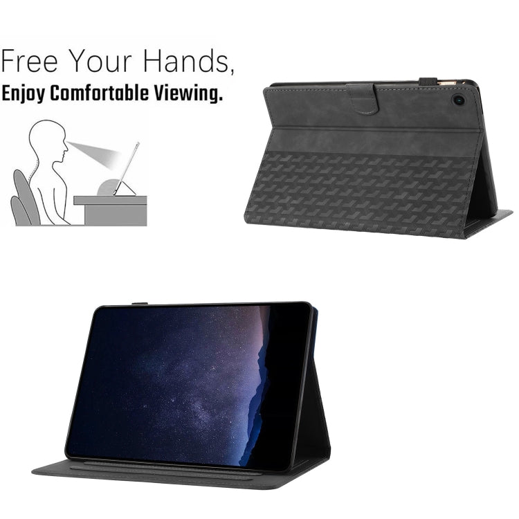 For Samsung Galaxy Tab A11 / A9 Building Blocks Embossed Leather Tablet Case
