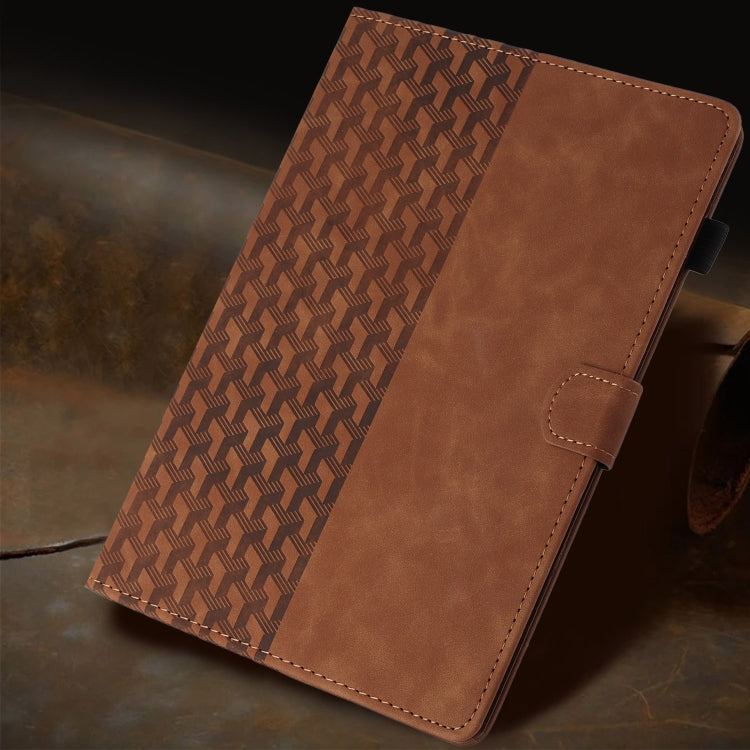 For Samsung Galaxy Tab A7 Lite T220 Building Blocks Embossed Leather Tablet Case