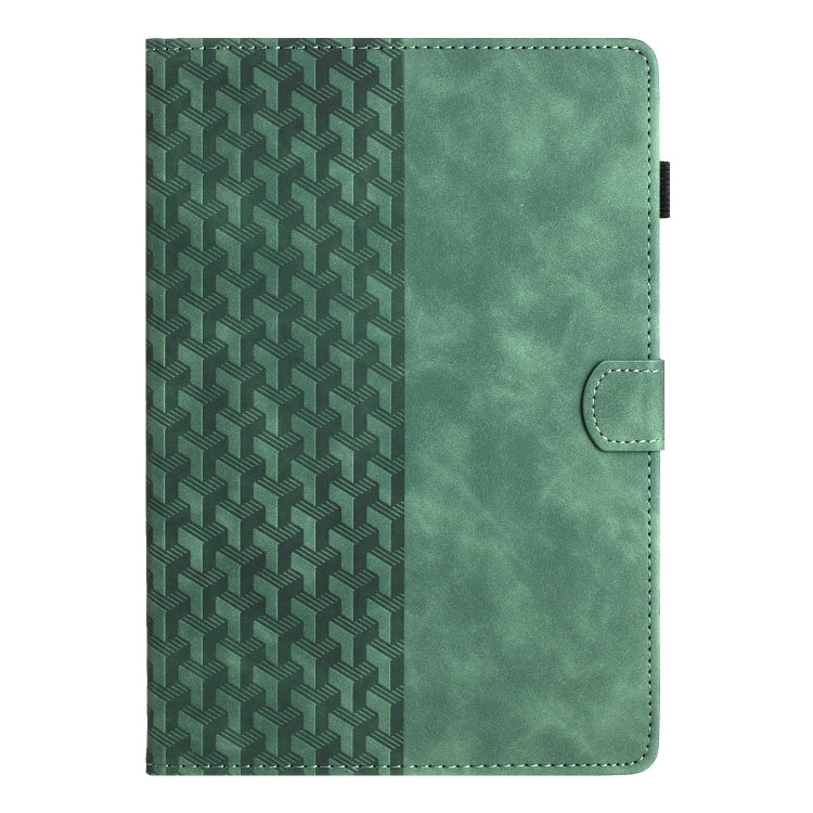 For Samsung Galaxy Tab A7 Lite T220 Building Blocks Embossed Leather Tablet Case