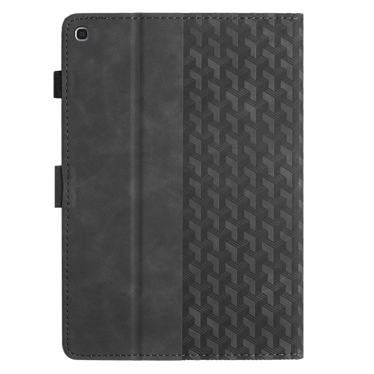 For Samsung Galaxy Tab A7 Lite T220 Building Blocks Embossed Leather Tablet Case
