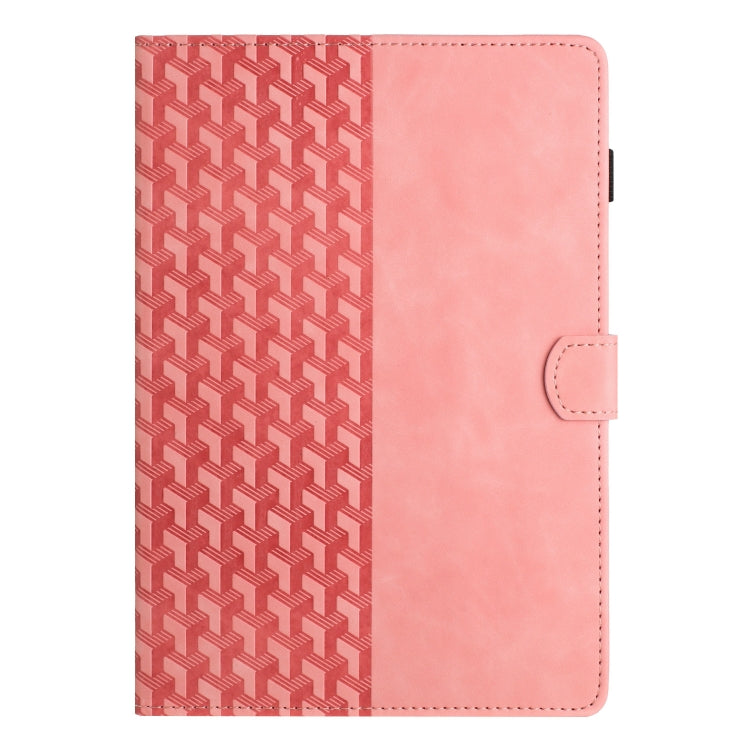 For Samsung Galaxy Tab A 10.1 2019 Building Blocks Embossed Leather Tablet Case