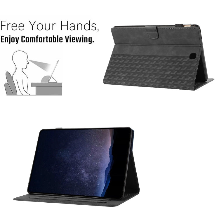 For Samsung Galaxy Tab A 8.0 T350 Building Blocks Embossed Leather Smart Tablet Case