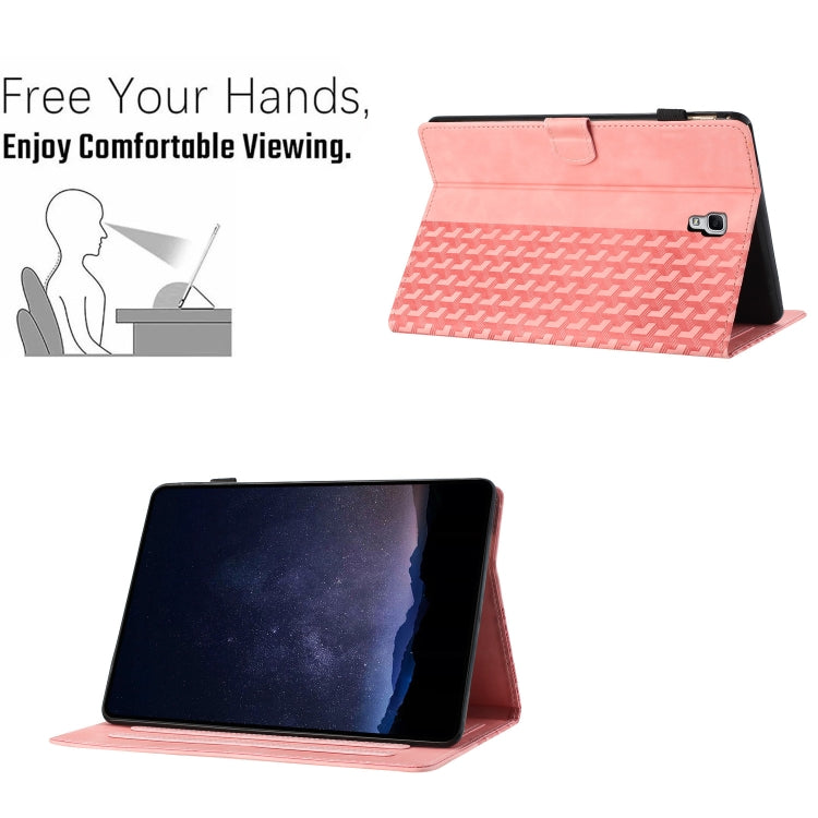 For Samsung Galaxy Tab A 10.5 T590 Building Blocks Embossed Leather Smart Tablet Case
