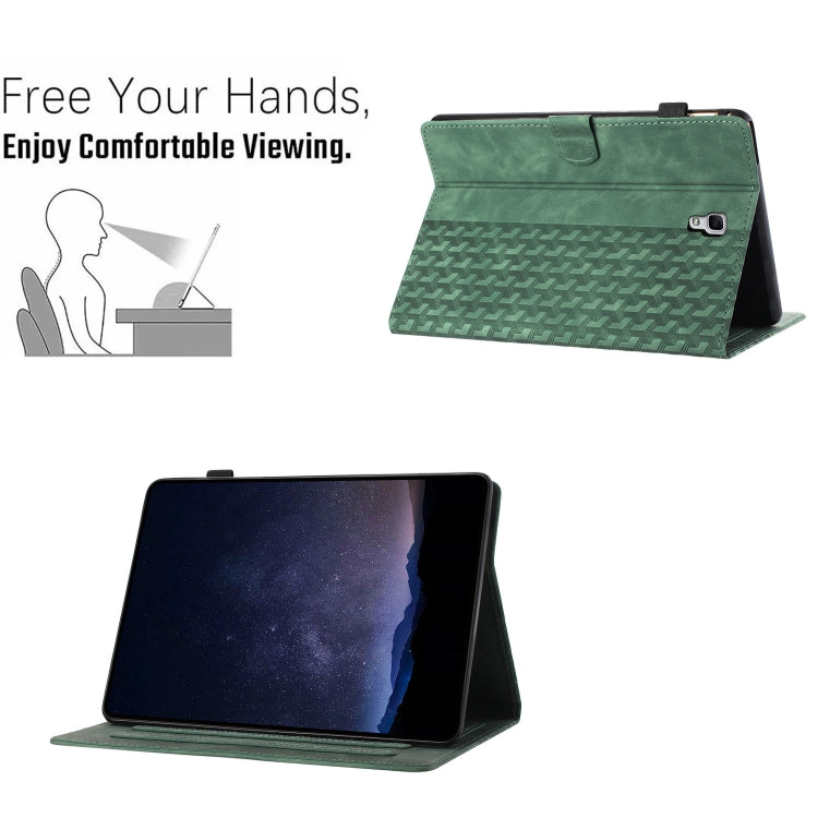 For Samsung Galaxy Tab A 10.5 T590 Building Blocks Embossed Leather Smart Tablet Case