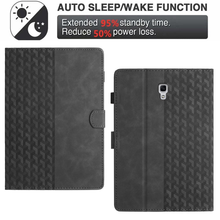 For Samsung Galaxy Tab A 10.5 T590 Building Blocks Embossed Leather Smart Tablet Case
