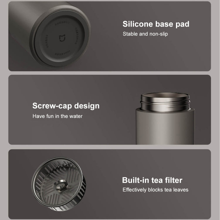 Xiaomi Mijia Ti 2 Pure Titanium Thermos Cup 480mL - Dark Grey