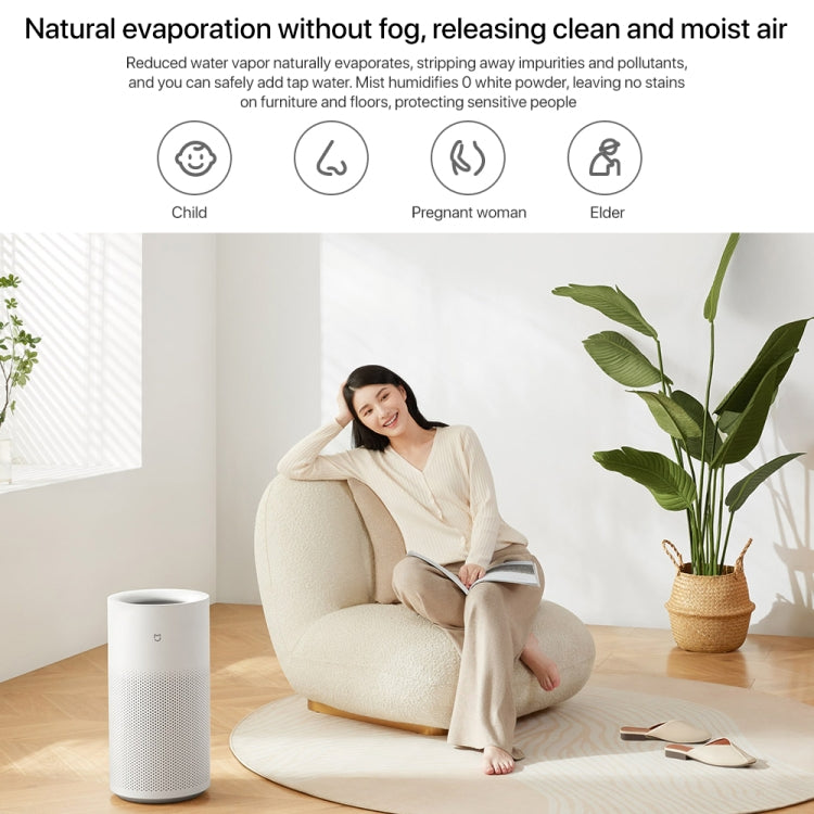 Xiaomi Mijia Pure Smart Fog-Free Humidifier 2, Specification:US Plug - White