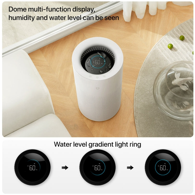 Xiaomi Mijia Pure Smart Fog-Free Humidifier 2, Specification:US Plug - White