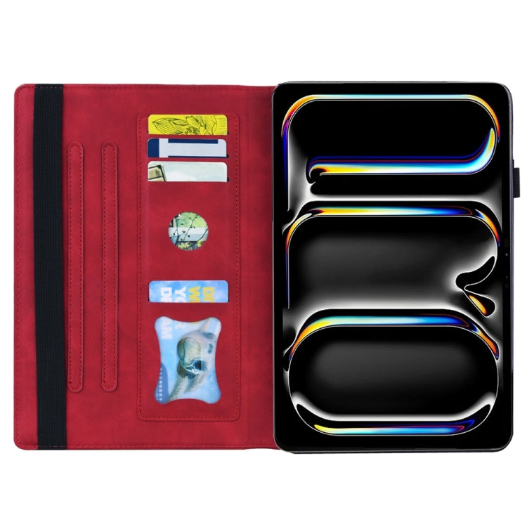 For iPad Pro 13 2025 / 2024 Splicing Shockproof Leather Tablet Case