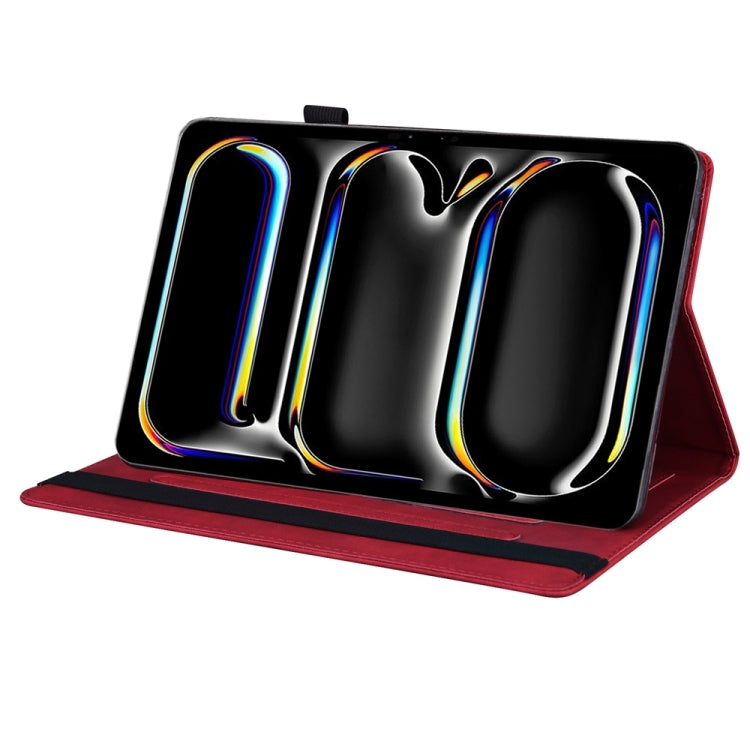 For iPad Pro 13 2025 / 2024 Splicing Shockproof Leather Tablet Case