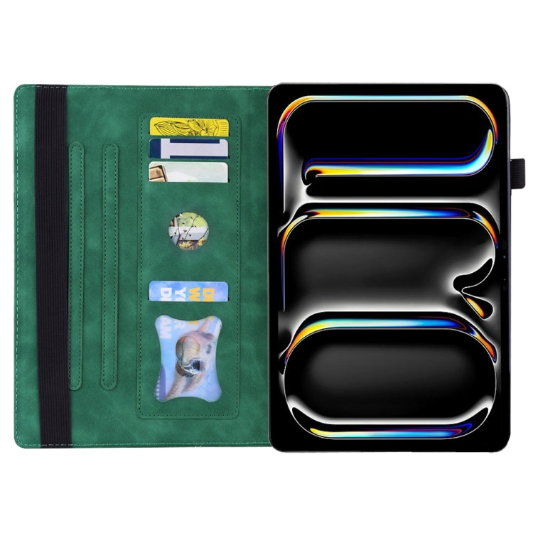 For iPad Pro 13 2025 / 2024 Splicing Shockproof Leather Tablet Case
