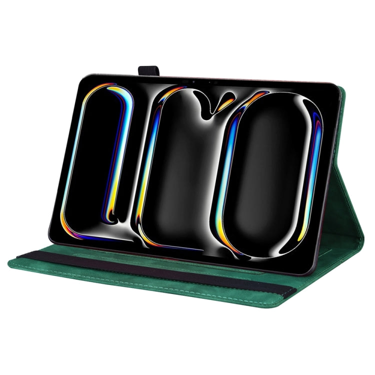 For iPad Pro 13 2025 / 2024 Splicing Shockproof Leather Tablet Case