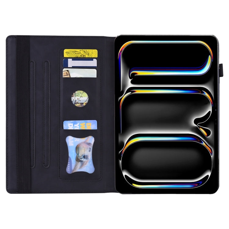 For iPad Pro 13 2025 / 2024 Splicing Shockproof Leather Tablet Case