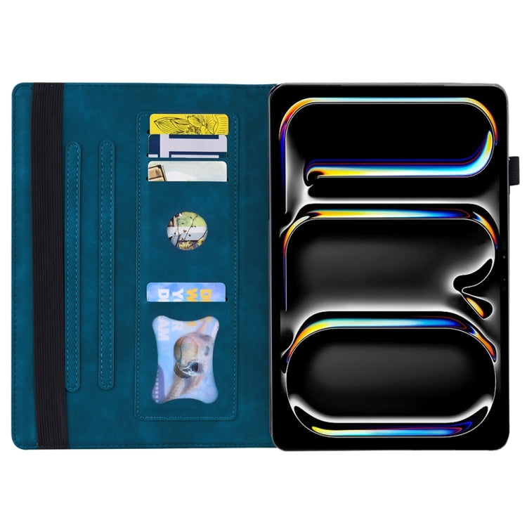 For iPad Pro 13 2025 / 2024 Splicing Shockproof Leather Tablet Case