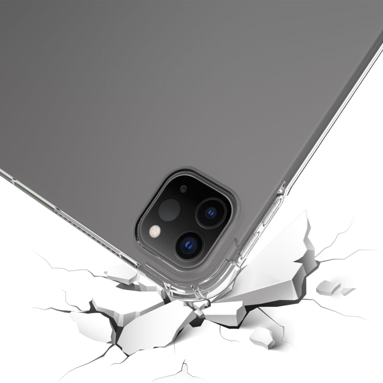 For iPad Pro 13 2025 / 2024 Highly Transparent TPU Full Thicken Corners Shockproof Protective Case - Transparent