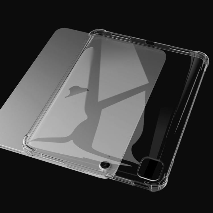 For iPad Air 13 2024 / 2025 / 2026 Highly Transparent TPU Full Thicken Corners Shockproof Protective Case - Transparent