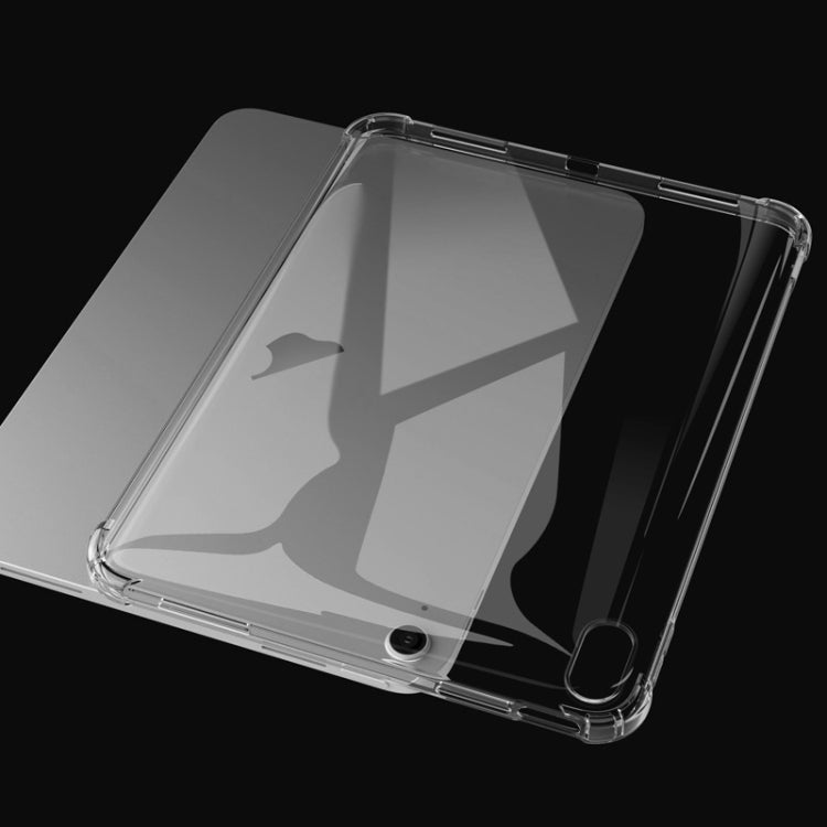 For iPad Air 11 2024 / 2025 / 2026 Highly Transparent TPU Full Thicken Corners Shockproof Protective Case - Transparent