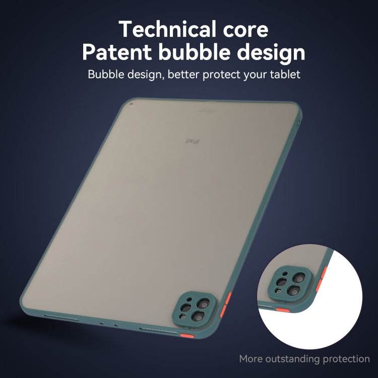 For iPad Pro 11 2025 / 2024 Skin Feel 2 in 1 PC Hybrid TPU Tablet Case
