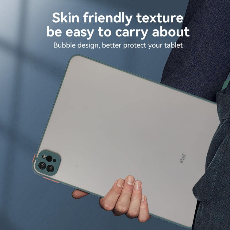 For iPad Pro 11 2025 / 2024 Skin Feel 2 in 1 PC Hybrid TPU Tablet Case