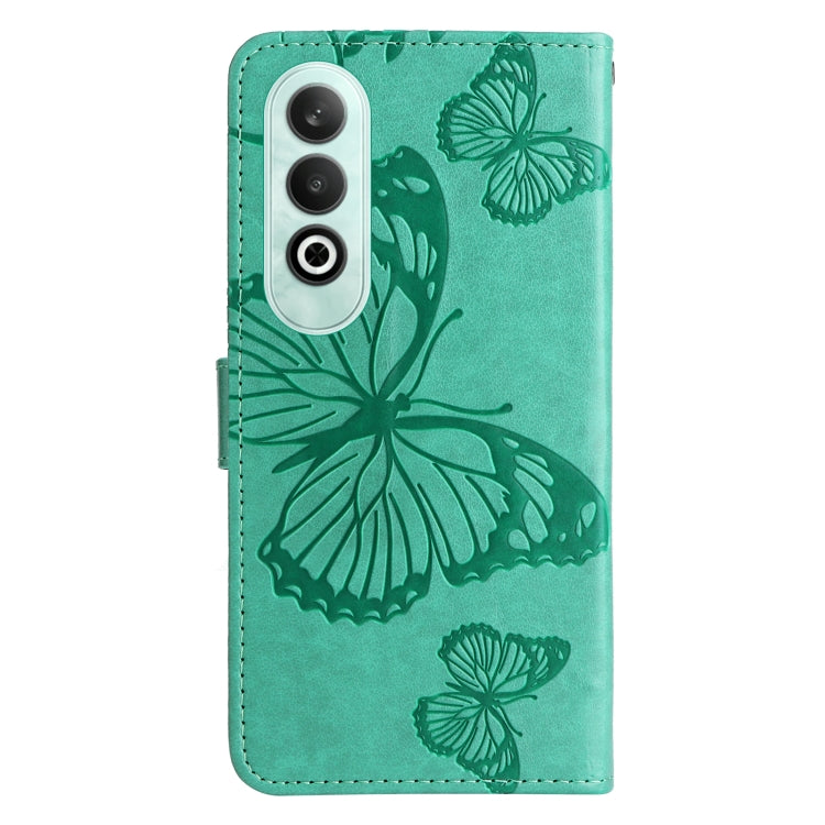 For OnePlus Nord CE4 3D Butterfly Embossed Flip Leather Phone Case