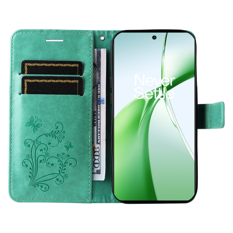 For OnePlus Nord CE4 3D Butterfly Embossed Flip Leather Phone Case