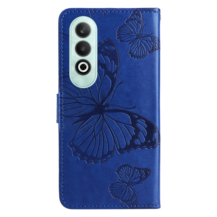 For OnePlus Nord CE4 3D Butterfly Embossed Flip Leather Phone Case
