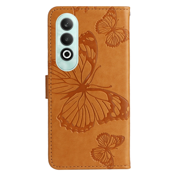 For OnePlus Nord CE4 3D Butterfly Embossed Flip Leather Phone Case