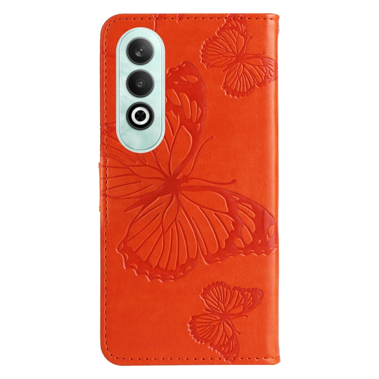 For OnePlus Nord CE4 3D Butterfly Embossed Flip Leather Phone Case