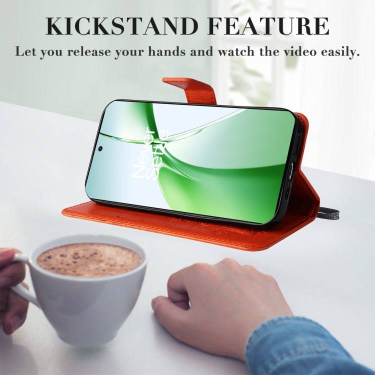 For OnePlus Nord CE4 3D Butterfly Embossed Flip Leather Phone Case