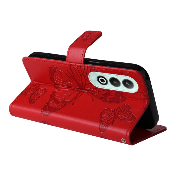 For OnePlus Nord CE4 3D Butterfly Embossed Flip Leather Phone Case