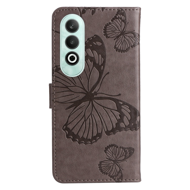 For OnePlus Nord CE4 3D Butterfly Embossed Flip Leather Phone Case