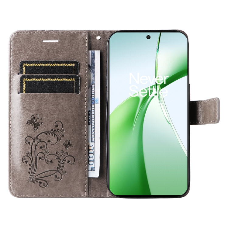 For OnePlus Nord CE4 3D Butterfly Embossed Flip Leather Phone Case
