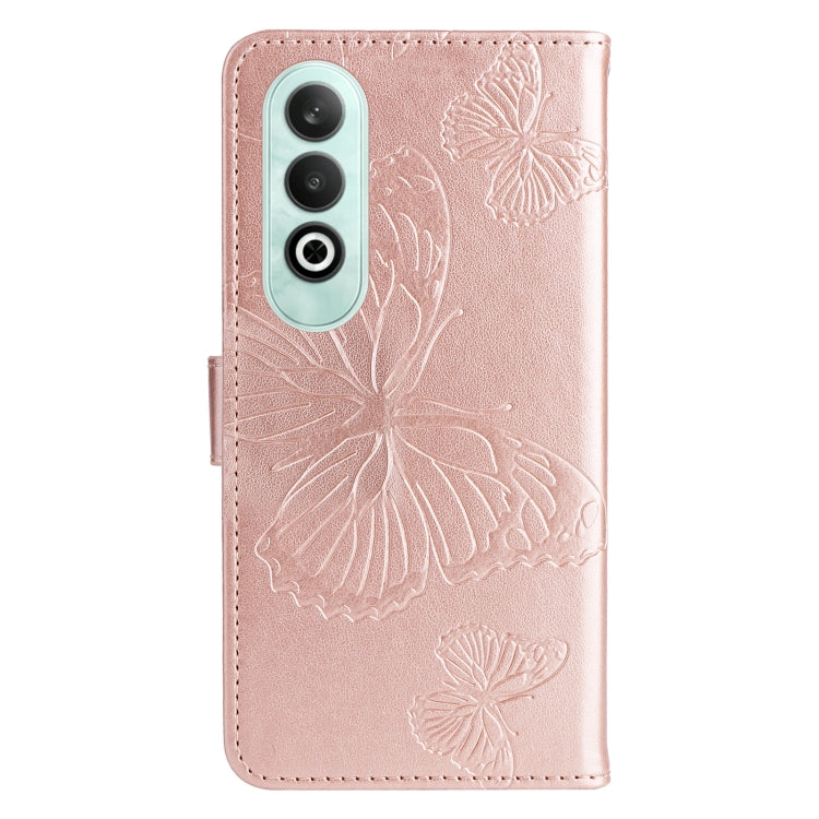 For OnePlus Nord CE4 3D Butterfly Embossed Flip Leather Phone Case
