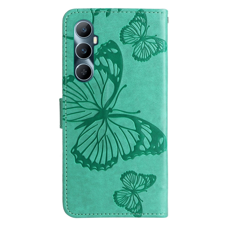 For Realme C65 4G 3D Butterfly Embossed Flip Leather Phone Case