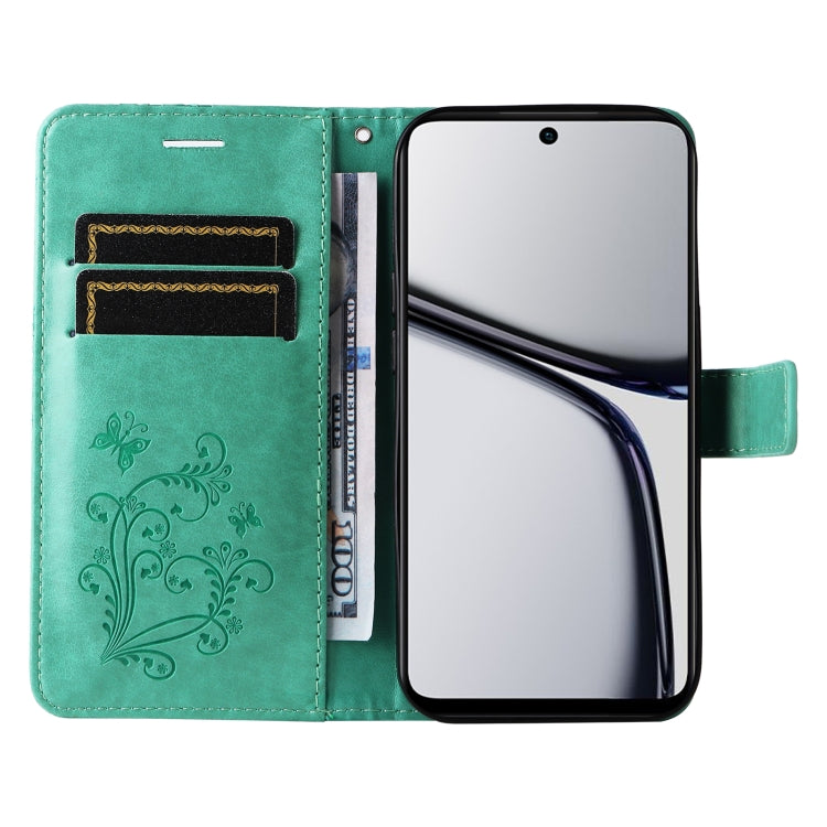 For Realme C65 4G 3D Butterfly Embossed Flip Leather Phone Case